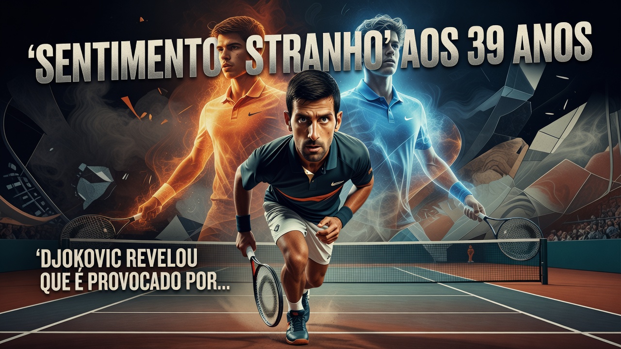 Djokovic Admite Sentir-se Diante do Próprio Fantasma Contra Sinner e Alcaraz